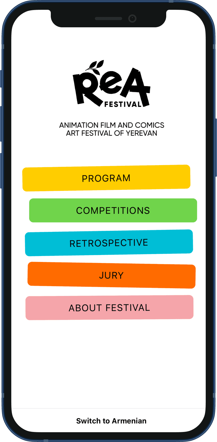 ReA Festival App Screenshot 1