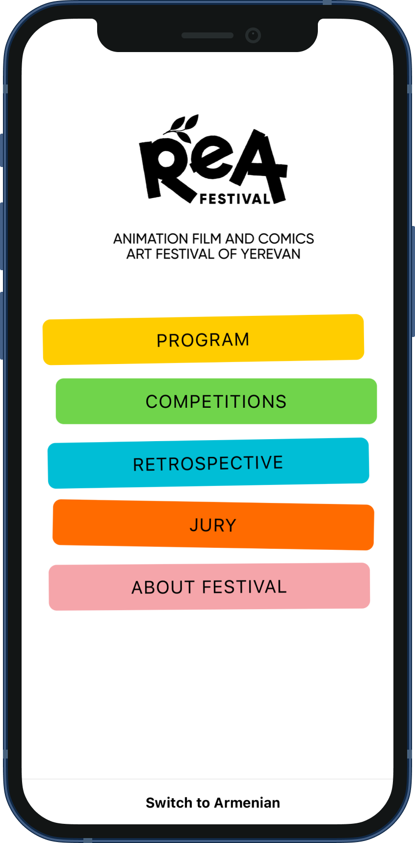 ReA Festival App Screenshot 1